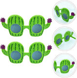 Kaktüs Temalı Hawaii Yaz Partisi Gözlüğü 8.5x18.5 Cm