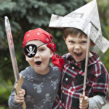 İthal Vinleks Deri Korsan Göz Bandı - Lastikli  Yumuşak