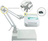 5x 10x Büyüteç  Led Işıklı Süper Parlak Enerji Tasarruflu  Masa Lambası Lt861