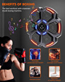 Bluetooth Hoparlör Özellikli Duvar Boks Makinesı  9 Mod Seviye Ayarlı  Müzikli Boks Makinesı