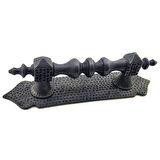 Antika Tarz Dekoratif Pirinç Ağır Kapı Çekme Kolu - 280x65 Mm, Oksit