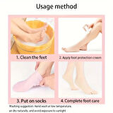 Silikon Jel Ayak Nemlendirici Çorap