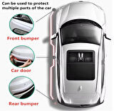 Araba Tampon Koruyucu Karbon Desenli Siyah