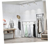 3D Tuğla Desenli Kendinden Yapışkanlı Duvar Paneli 58x38 cm