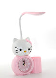 Hello Kitty Masa Lambası Saat Ve Kalemlik