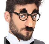 Eğlenceli Kılık Değiştirme Kaş Bıyık Mizah Gözlüğü 9x13 cm