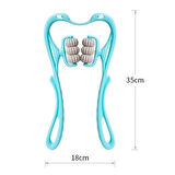 BUFFER® Çok Fonksiyonlu Manuel Altı Tekerlekli Boyun Masaj Aleti