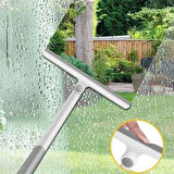 BUFFER® 360 Derece Döner Başlıklı Cam Sil Çok Amaçlı Pratik Cam Ayna Fayans Silme Aparatı