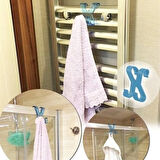 BUFFER® Hang it Pratik Kolay Taşımabilir Havlupan 2 Kancalı Banyo Askısı