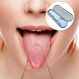 BUFFER® Bakır Oil Pulling Yağ Çekme Dil Plak Temizleme Aleti Dil Fırçası Sıyırıcı Dil Kaşığı