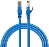 Alfais 4216 Cat6 Ethernet Patch İnternet Kablosu, Mavi, 5 m
