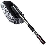 Ally Mobile Mikrofiber Püsküllü Araba Yıkama Temizleme Fırçası Toz Alma Fırçası SİYAH,GRİ