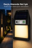 Güneş Enerjili Sensörlü Solar Aplik Dış Mekan Kapı Bahçe Teras Duvar Aydınlatma