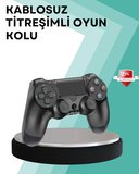 Kablosuz PS4 Oyun Kolu – Çift Titreşimli Motor, Uzun Pil Ömrü ve Hassas Kontrol
