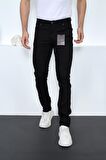 Slim Fit Düz Cep Chino Erkek Keten Pantolon