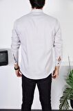 Erkek Slim Fit Kot Gömlek