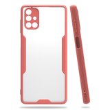 MEPA Najmaddin Samsung Galaxy M51 Kılıf Platin Silikon - Pembe Najmaddin