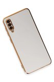 Mark Newface Samsung Galaxy A50 Kılıf Volet Silikon - Beyaz Najmaddin
