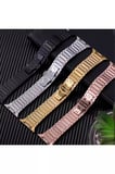 Mark Newface Apple Watch 42mm KR413 Fine Steel Kordon - Gold Najmaddin