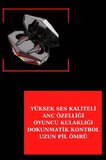 Hepsi ANC Özellikli Bluetooth Kulaklık ve Amoled Ekran Akıllı Saat Uyku ve Sağlık Takibi Nabız Ölçer Najmaddin