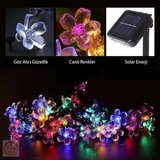 Solar 30 Ledli Çiçekli RGB Güneş Enerjisi Najmaddin