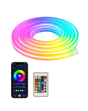 RGB Neon Led Şerit Işık Kumandalı USB Girişli Su Geçirmez Şerit Led Najmaddin