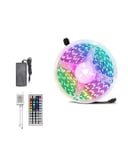 RGB LED Strip 5 Metre Kumandalı 5050 Şerit Led Dekorasyon Işığı Najmaddin