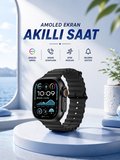 Akıllı Saat Bluetooth Bağlantılı NFC ve GPS Uyumlu Nabız Ölçer Sesli Görüşme Najmaddin