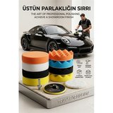 Arab 11 Parça Polisaj Sünger Seti 115mm - Matkap Uyumlu M14 Pasta Cila ve Parlatma Kiti 723105