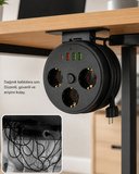 Akım Korumalı Priz USB ve Type C Girişli 3lü Priz 2 Metre Kablo Dayanıklı Najmaddin