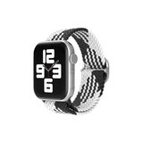 Mark Newface Apple Watch 38mm Star Kordon - Siyah-Beyaz Najmaddin