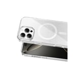 MEPA Najmaddin Onegif  İphone 16 Pro Max Sora Simli Magsafe Kapak - Beyaz Najmaddin