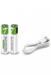Tedar Type-c Şarjlı 800mwh 1.5v Şarj Edilebilir 2’li Aaa İnce Pil - Lityum Iyon Batarya Najmaddin