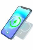 15W MagSafe Uyumlu Manyetik Kablosuz Powerbank 5000 mAh Najmaddin