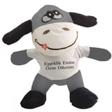 Oyuncak Peluş Eşek Eşeklik Ettim Tişörtlü Najmaddin