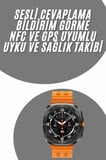 Mey Mey İthalat Tüm Telefonlara Uyumlu Akıllı Saat Uyku ve Sağlık Takibi Nabız Ölçer Adım sayar Najmaddin