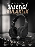 Kulak Üstü Kablosuz Bluetooth Kulaklık Gürültü Önleyici Ayarlanabilir Najmaddin