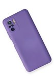 Mark Newface Xiaomi Redmi Note 10 Kılıf Nano içi Kadife Silikon - Mor Najmaddin