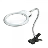 Tedar 2.5x130 Mm 5x24 Mm Led Aydınlatmalı Büyüteç,masa Üstü Metal Hortum Mandallımg15124c Najmaddin