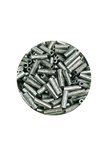Tedar Uzun Boru Kesme Boncuk Çap 2mm Uzunluk 10 mm - 60 Gram - Desenli Gümüş - BNC283 Najmaddin