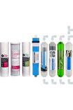 Su Arıtma Cihazı Filtresi 8'li Filtre Seti Paket Quick Bağlantılı Full Set