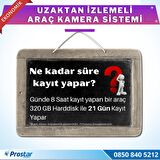 Ekonomik 4 Kameralı Kayıtlı 320 GB HDD 7 inç Ekranlı Uzaktan İzlemeli Tak Kullan Set