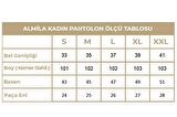 Almila Paça Manşetli Kadın Pantolonu 4094 (İnterlok Çelik Örgü)