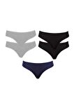 Apak Akala (5 li paket) Basic Likralı Kadın Bikini Külot 103