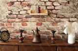 Neiwel Vintage Vien Naturel Ahşap Bar Raf
