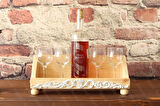Neiwel Vintage Pai Naturel Ahşap Bar Raf