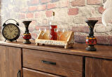 Neiwel Vintage Pai Naturel Ahşap Bar Raf