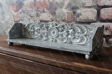 Neiwel Vintage Tenna Eskitme Beyaz Ahşap Stand Raf