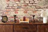 Neiwel Vintage Nova Naturel Ahşap Bar Raf