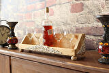 Neiwel Vintage Roha Naturel Ahşap Bar Raf